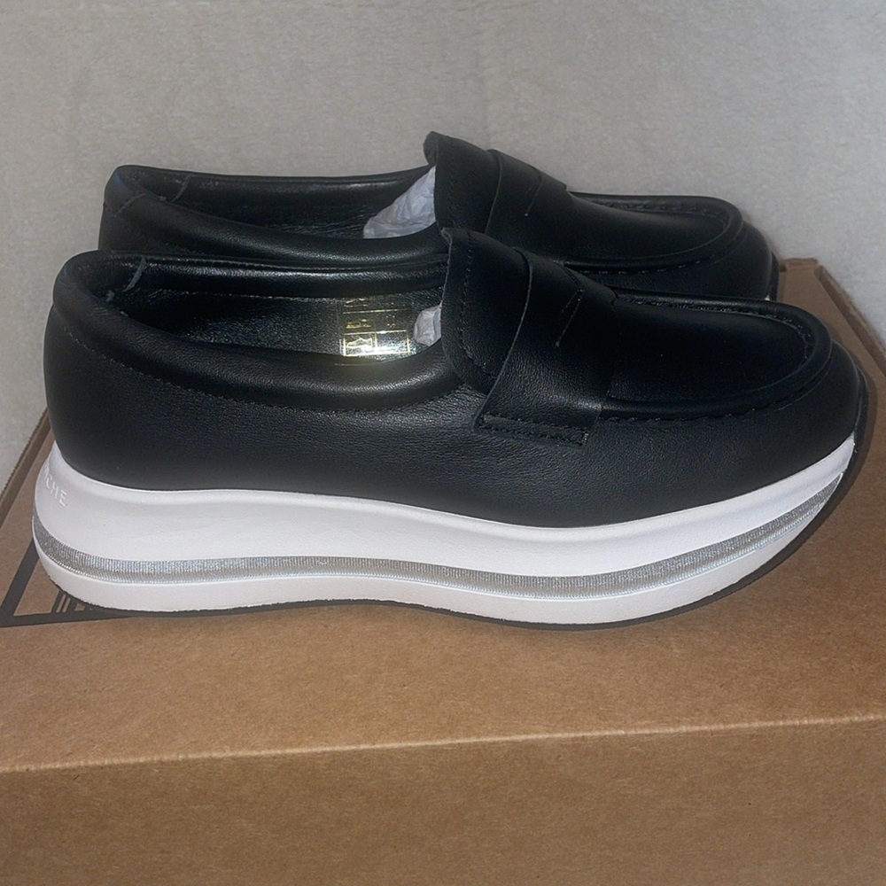 NWT VOILE BLANCHE MERRY Penny Loafer in Black - Picture 10 of 15